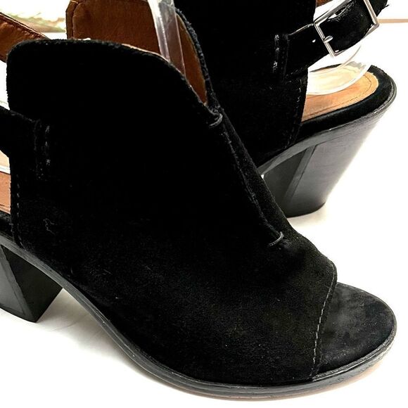 Frye Courtney Suede Slingback Heels - Picture 7 of 13